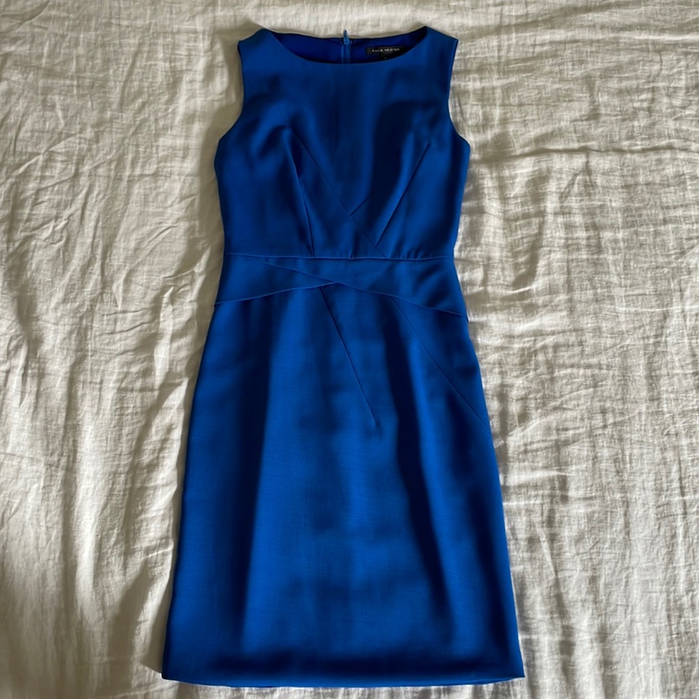David Meister size 4 blue dress